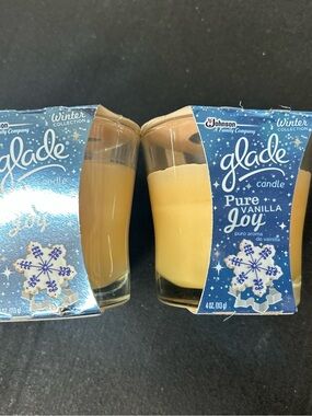 Glade Pure Vanilla Joy Votive Candles - Cream